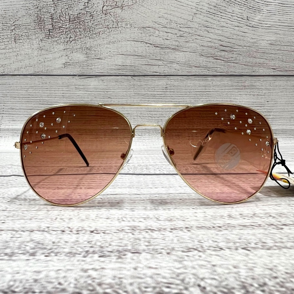 AVIATOR SUNGLASSES BROWN